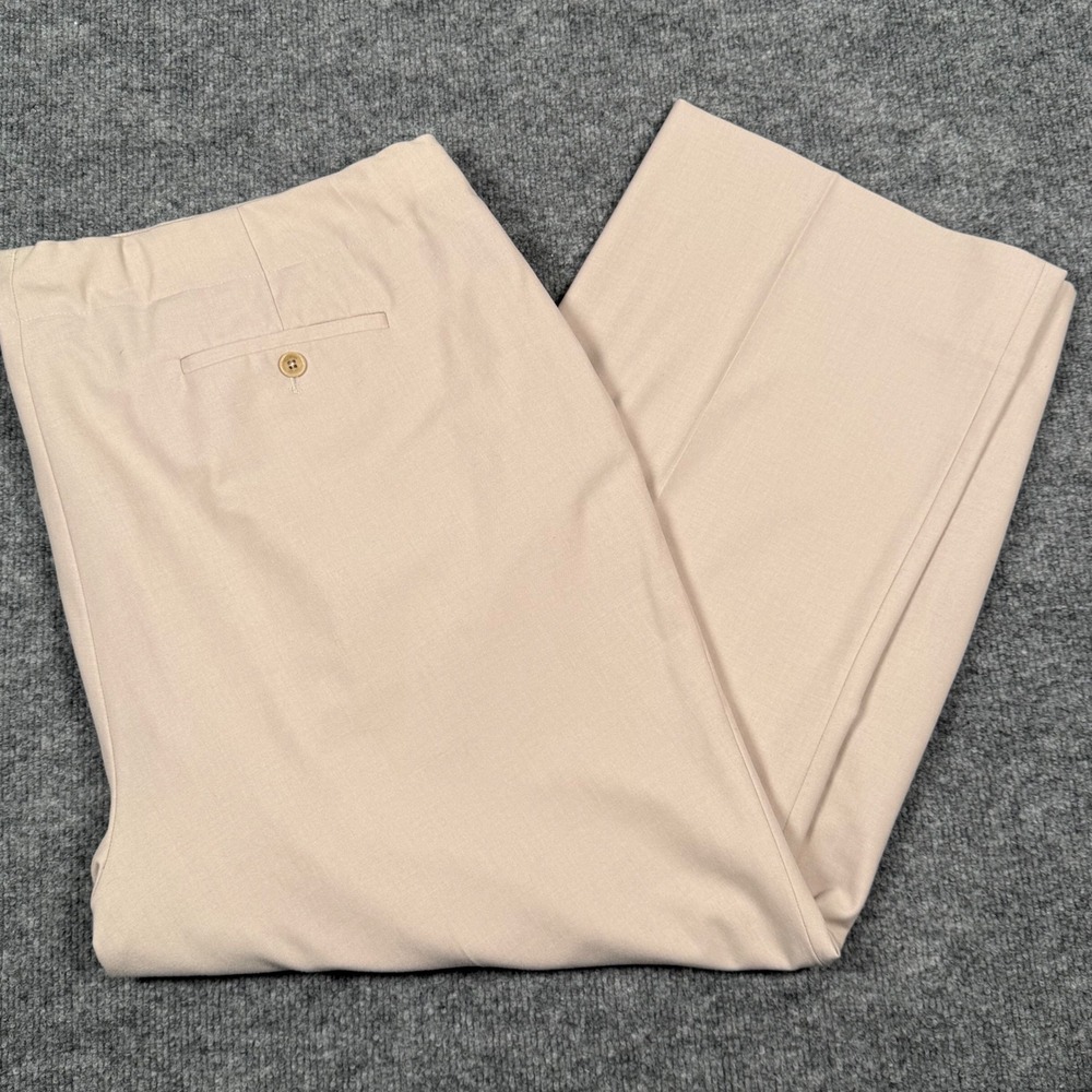 Talbots 20W Heritage Boot Beige Tan Trousers‎ Pants Workwear Professional Career